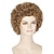 tanie Peruki kostiumowe-Women Short Curly Wig Strawberry Blonde Brown Cosplay Party Wig Halloween Wigs