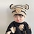 billige Hatte og kasketter til børn-Baby Unisex Aktiv Skole / Daglig Grafisk Krøllede Folder Polyester Hatte &amp; Hætter Sort / Lyserød / Blå 46-50 cm (1-3 år gammel)