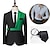 cheap Historical &amp; Vintage Costumes-Retro Vintage Roaring 20s 1920s Outfits Suits &amp; Blazers The Great Gatsby Gentleman Men&#039;s Masquerade Party Party &amp; Evening Coat