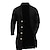 זול סוודר קרדיגן לגברים-בגדי ריקוד גברים סוודר קרדיגן קרדיגן שמנמן כבל לִסְרוֹג חוּלצָה כפתור למעלה אחיד צווארון צעיף (שאל) חימומים מודרני עכשווי קזו&#039;אל לבוש יומיומי ביגוד סתיו חורף שחור חום M L XL