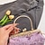 Χαμηλού Κόστους Τσαντάκια &amp; Βραδινές Τσάντες-γυναικεία βραδινή τσάντα dome bag clutch τσάντες βελούδο για βραδινό νυφικό γάμο ημέρα του Αγίου Βαλεντίνου με αλυσίδα μεγάλης χωρητικότητας ελαφριά γεωμετρικά σε κρασί μαύρο κόκκινο