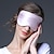 abordables Accessoires de literie-Masque pour les yeux en soie pure 100 % naturelle avec sangle réglable pour dormir, housse de protection double face en soie de mûrier, bloque la lumière et réduit les yeux gonflés.