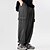 cheap Cargo Pants-Men's Cargo Pants Cargo Trousers Techwear Pocket Drawstring Elastic Waist Plain Comfort Breathable Outdoor Daily Going out Fashion Casual Black Brown
