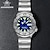 levne Mechanické hodinky-Muži mechanické hodinky Luxus Velký ciferník Sportovní Módní Automatické natahování Svítící Kalendář VODĚODOLNÝ Pásek z nerezové oceli Hodinky