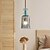 abordables Éclairages pour îlot-simplicité lampe à suspension en verre clair design nordique moderne restaurant droplight décor à la maison e27 lampe suspendue au plafond pour café loft dessert boutique bar 110-240v