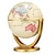 voordelige Educatief speelgoed-1 st retro globe 360 roterende aarde wereld oceaan kaart bal antieke desktop aardrijkskunde leren onderwijs thuis school decoratie