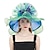 preiswerte Partyhut-Hüte Organza Kentucky Derby Kirche Hochzeit schick Mit Blume Tüll Kopfschmuck Kopfbedeckung