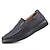 cheap Men&#039;s Slip-ons &amp; Loafers-Men&#039;s Loafers &amp; Slip-Ons Plus Size Driving Loafers Cloth Loafers Winter Shoes Fleece lined Walking Casual Outdoor Daily PU Warm Loafer Black Coffee Grey Fall Winter