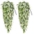 billiga Artificiell Blomma-2st falsk hängande blomma, konstgjord lavendelbukett vinranka hängande växter falska murgröna vinblad för uteplats hem sovrum bröllop inomhus utomhus väggdekor, heminredning, estetisk rumsdekor