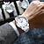 preiswerte Quarz-Uhren-Herren Quarz uhr Luxus Großes Ziffernblatt Modisch Geschäftlich leuchtend Kalender WASSERDICHT Stehlen Beobachten