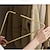 voordelige Haken &amp; bevestiging-creatieve driehoekige kleerhangers 1 stks massief metalen hangers voor jasbroeken sjaal droogrek opbergrekken kledingkast organizer