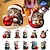 Χαμηλού Κόστους Χριστουγεννιάτικα Διακοσμητικά-Κρεμαστό στολίδι αυτοκινήτου γάτας, ακρυλικό 2d επίπεδο μπρελόκ με στάμπα, προαιρετικό ακρυλικό στολίδι και αναμνηστικά αξεσουάρ καθρέφτη αυτοκινήτου