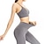 baratos Leggings de mulher-Calças de Yoga Leggings de ioga Tecido Leggings Para Mulheres Adulto Não Imprimindo Ioga