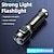 voordelige Zaklampen en kampeerverlichting-USB-oplaadbare mini-zaklamp met sterk licht over lange afstand en helderheid van het zijlicht