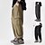 cheap Cargo Pants-Men's Cargo Pants Cargo Trousers Techwear Pocket Drawstring Elastic Waist Plain Comfort Breathable Outdoor Daily Going out Fashion Casual Black Brown
