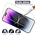 billiga Skärmskydd till iPhone-3 set Skärmskydd + Kameralinsskydd Till Apple iPhone 15 Pro Max 14 Plus 13 12 11 Pro Max Härdat Glas Anti-spion 9 H-hårdhet Anti Bubbles Anti-fingeravtryck Reptålig