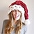Недорогие Рождественские костюмы-Дед Мороз Рождественская шляпа Шляпа санта Муж. Жен. Универсальные Рождество Рождество Новый год Взрослые Для вечеринок Рождество Полиэстер Шапки