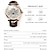 ieftine Ceasuri Mecanice-LIGE Bărbați ceas mecanic Cadran mare Modă Afacere Ceas de Mână Tourbillon Afișarea fazei lunii Calendar Cronograf Curea din piele Uita-te