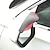 billige Karosseridekorasjon og -beskyttelse til bil-2 stk bakspeil regn øyenbryn med blindsone speil bil hjelpespeil 360 grader justerbart konveks lite rundt speil