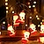 cheap LED String Lights-Santa String Lights 1.5m 10LEDs 3m 20LEDs Battery Powered Christmas Party Home Window Balcony Patio Waterproof Decoration