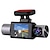 billige Bil-DVR-KG330 1080p Nytt Design / HD / med bakkamera Bil DVR 170 grader Bred vinkel 2 tommers IPS Dash Cam med GPS / Nattsyn / G-Sensor 6 infrarøde LED Bilopptaker