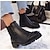 cheap Chelsea Boots-Women&#039;s Boots Chelsea Boots Plus Size Wedding Party New Year Winter Rivet Flat Heel Punk Vintage Fashion Faux Leather Faux Suede Black suede Black pu version Upgraded version black black nail PU