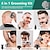 billige Barbering og hårfjerning-9d genopladelig skaldet elektrisk barbermaskine til mænd 9 flydende hoveder skæg næseøre 6 i 1 hårtrimmer barberkniv