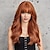 cheap Synthetic Trendy Wigs-22inch Soft And Nature Long Curly Wigs Light Brown Wigs With Bangs Wigs For Women For Daily Life