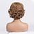 Недорогие старший парик-короткие вьющиеся светло-каштановые парики для пожилых женщин, многослойный вьющийся парик с челкой, волнистый коричневый парик с темными корнями, натуральные синтетические волосы для повседневной
