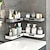 cheap Bathroom Organizer-Maximize Your Bathroom Storage with This Wall-Mounted Plastic Shelf Rack