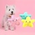 Недорогие Игрушки для собак-Прочная и интерактивная жевательная игрушка для собак в форме звезды с пищалкой — идеально подходит для агрессивных жевателей.