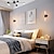 billige Indendørsvæglamper-led væglampe, sort væglampe i nordisk stil med trommeskærm af metal, vægbelysning, læselampe, til sengen, soveværelse 110-240v