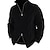cheap Men&#039;s Cardigan Sweater-Men&#039;s Cardigan Sweater Zip Sweater Chunky Cardigan Cable Regular Knitted Plain Stand Collar Warm Ups Modern Contemporary Casual Daily Wear Clothing Apparel Fall Winter Black White M L XL