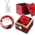 ieftine Decorațiuni de nuntă-adevărat trandafir etern rotativ set cutie cadou romantic etern floare | ziua de nastere, ziua mamei, cadouri pentru femei, cadou de ziua indragostitilor
