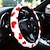 billige Rattovertrekk til bil-komfortabel myk kjærlighet plysj bil uten innerring rattdeksel bilrekvisita for kvinner