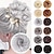 cheap Chignons-Messy Hair Bun Hair Wavy Curly Scrunchies Ponytail Extension Synthetic Extension Chignon for Women Updo Daily 1PCS