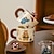 Недорогие Кружки и чашки-Винтажная милая кружка с грибной девушкой, креативная керамическая чашка, офисная чашка для воды, кофейная чашка, чашка для завтрака, чашка для молока, рождественский рождественский подарок