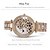 cheap Quartz Watches-5pcs/set Rhinestone Leopard Fancy Women Watches Jewelry Sophisticated And Stylish Women Watch Unique Ladies Watches