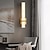 baratos Iluminação de Parede LED-arandela de parede de mármore moderna longa linear ouro latão lâmpada de parede cabeceira luz de parede do banheiro vaidade luminária barra hardwired montagem na parede iluminação para sala de estar