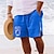 cheap Men&#039;s Graphic Shorts-Men&#039;s Shorts Summer Shorts Beach Shorts Zipper Drawstring Elastic Waist Cartoon Bear Comfort Breathable Short Daily Holiday Going out Cotton Blend Hawaiian Casual Army Green Royal Blue