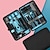 preiswerte Badezimmer-Organizer-10/15/20/25-teiliges Make-up-Set und Maniküre-Set aus Edelstahl, Nagelknipser-Set, mit Reisetasche aus schwarzem Leder für Männer und Frauen
