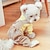 billiga Hundkläder-håll ditt husdjur mysigt och sött med denna bedårande björnmönstrade dogjumpsuit!