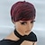 economico Parrucche di altissima qualità-elegante parrucca caschetto dritto rossastro da donna - parrucchino taglio pixie senza colla per capelli corti