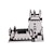 tanie Układanie puzzli-aipin metalowy model puzzle diy architektura łuk triumfalny holenderski wiatrak paryż wieża latarnia morska