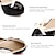 cheap Women&#039;s Heels-Women&#039;s Heels Pumps Lolita Shoes Xmas Shoes Dress Shoes Mary Jane Wedding Party Christmas Bowknot Platform Cone Heel Low Heel Round Toe Cute Classic Faux Leather Leatherette Buckle T-Strap Black
