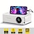abordables Proyectores-M100 Mini Mini Projector Home LED Portable 3D Projector HD LED Proyector Proyector de video para cine en casa 320x240 20 lm Compatible con HDMI USB