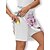 abordables Golf-Femme Jupe de tennis Jupe de golf Blanche Protection Solaire Vêtements de tennis Floral Tenue de golf Vêtements Tenues Porter des vêtements