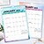 cheap Office Supplies-Daily Planner 2024 Wall Calendar 18Months 24Jan-25Jun Office Stationery Agenda Organizer English Calendar Weekly Schedule Coil Calendar