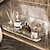 billige Smykkeoppbevaring-2 stk baderom kosmetikk oppbevaringsstativ ikke perforert veggmontert hudpleieprodukter veggvask bord gjennomsiktig oppbevaringsboks