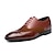 halpa Miesten Oxford-kengät-Miesten Oxford-kengät Bullock kengät Kävely Vapaa-aika Päivittäin PU Mukava Nilkkurit Loaferit Musta Ruskea Kevät Syksy